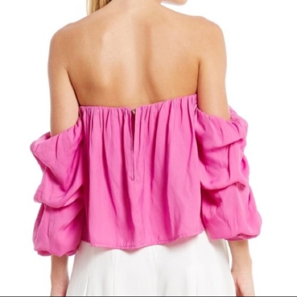 Barbie Pink Off The Shoulder Top